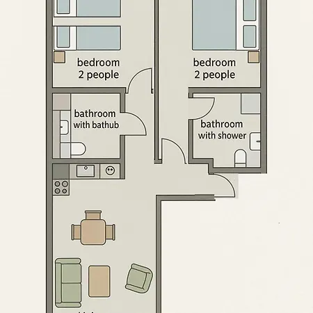 Apartment George - 3 Pools, 2 Bedrooms & 2 Bathrooms *
